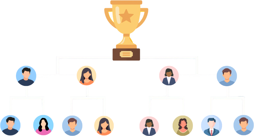 Start your own competition, invite your friends and hold the prize pot